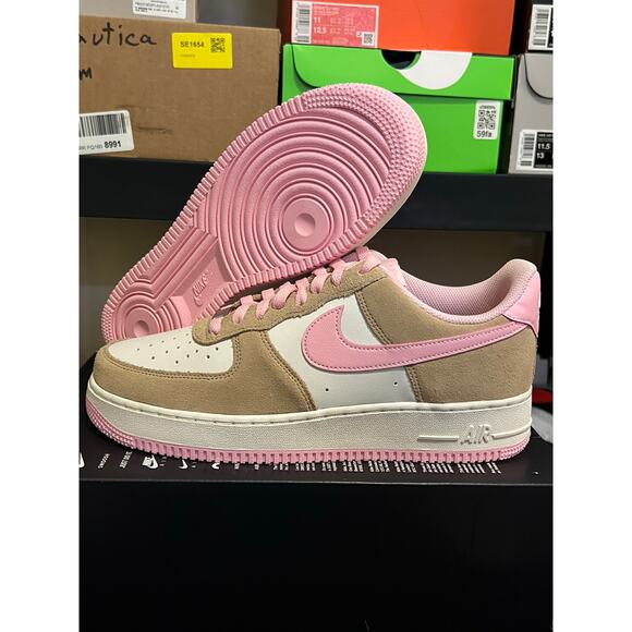 Nike Air Force 1 Rattan Pink / $120 Retail!! / Size 9 / Brand New - Picture 1 of 8